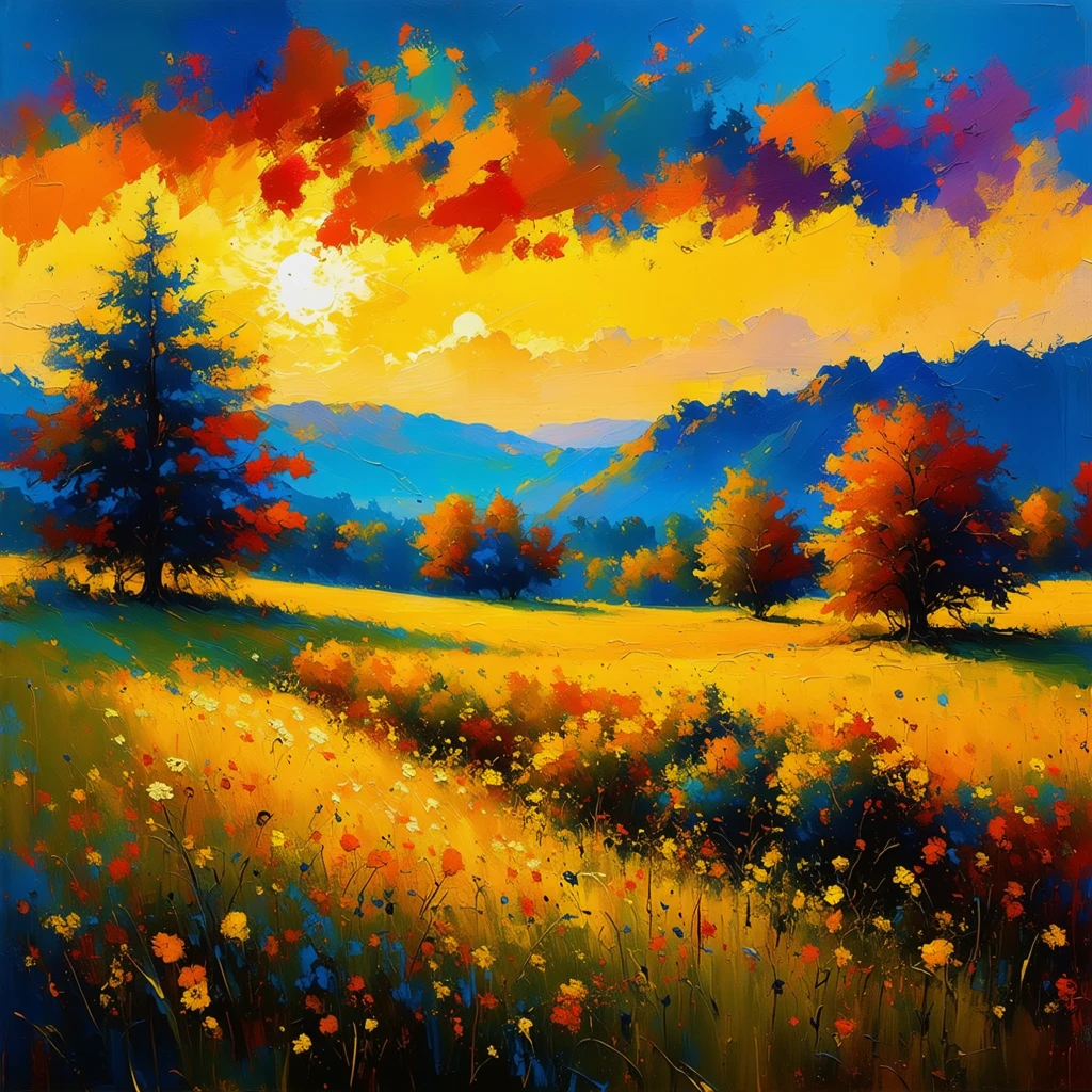 Landscape at Sunrise