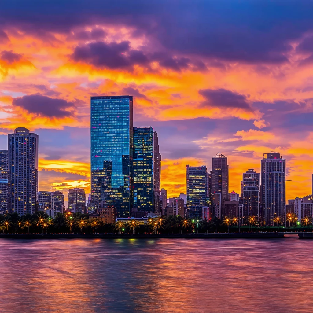 Cityscape at Dusk