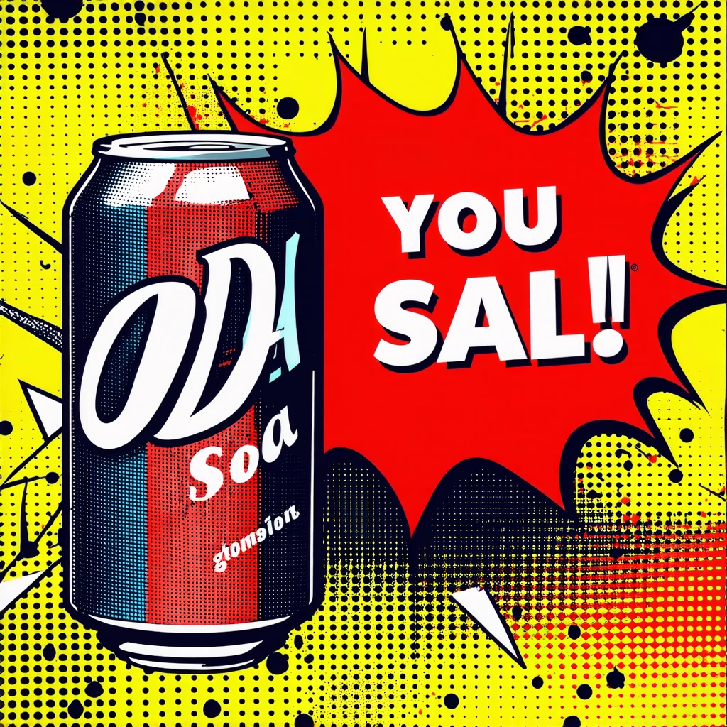 Pop-Art Advertisement