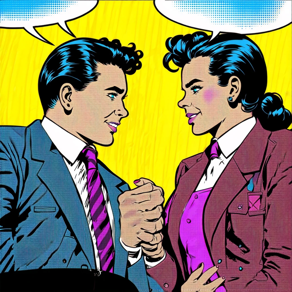 Pop-Art Comic-Style Storytelling