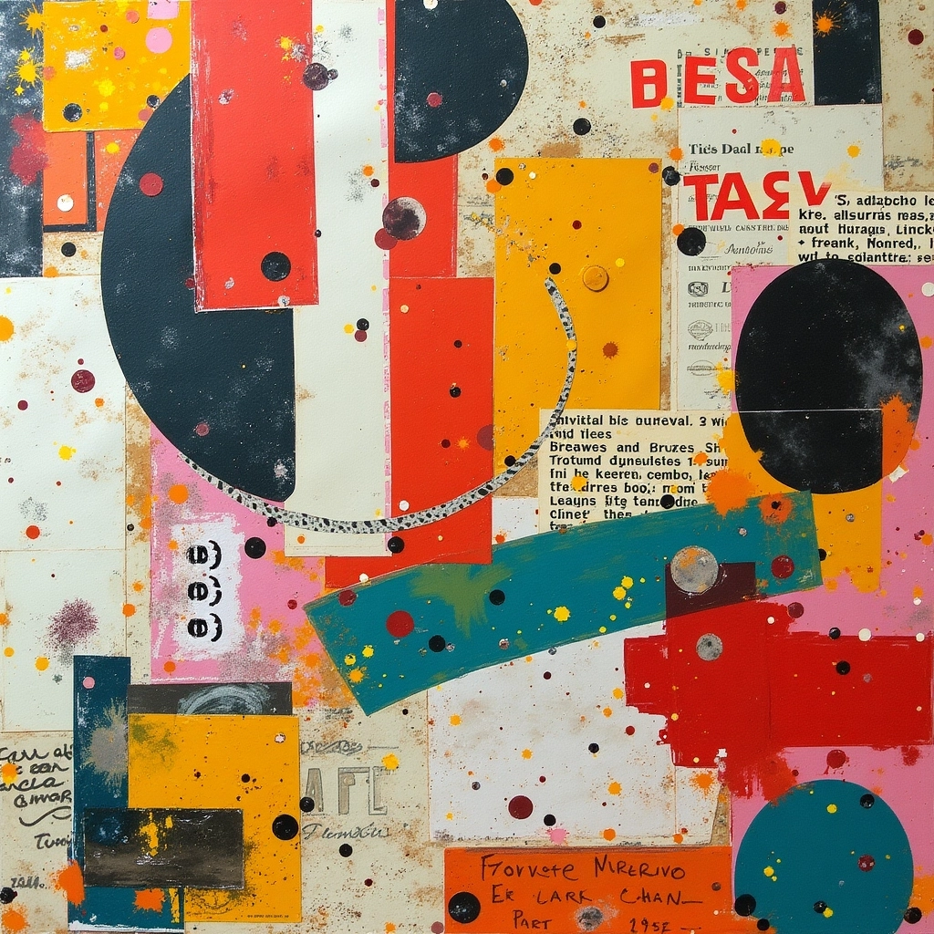 Dynamic Abstract Collage