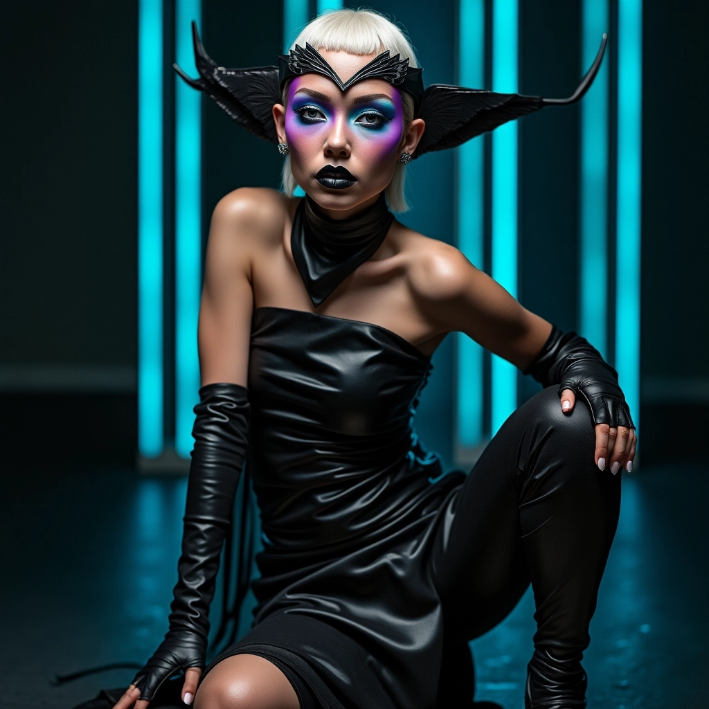 Futuristisch Editorial Portret
