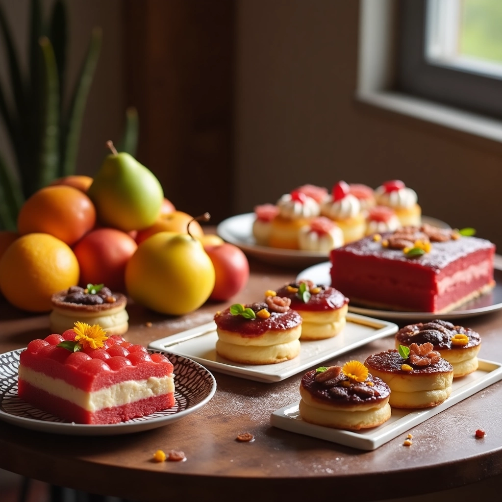 Glossy Gourmet Dessert Table