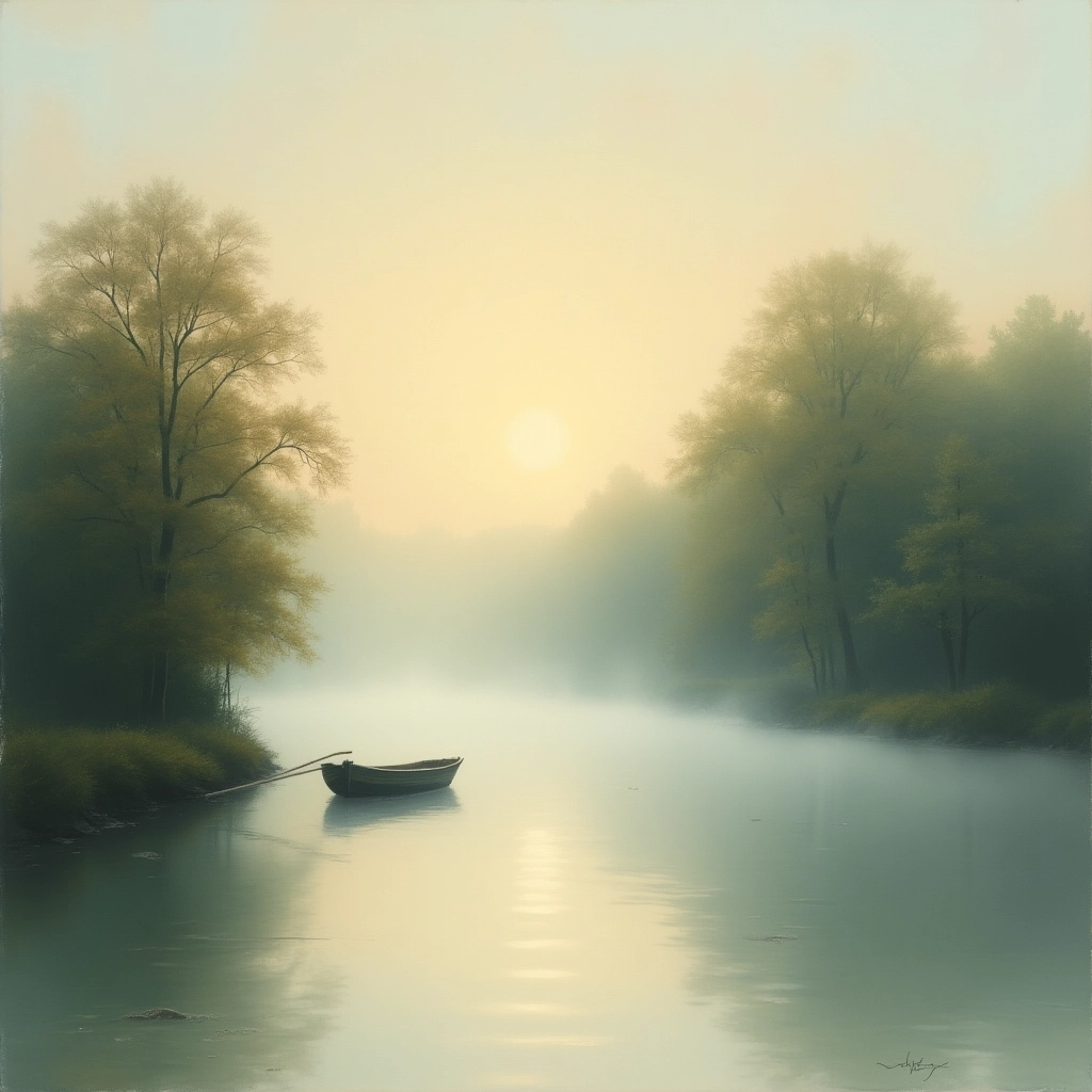 Impressionistlik Jõeäärne Koidik