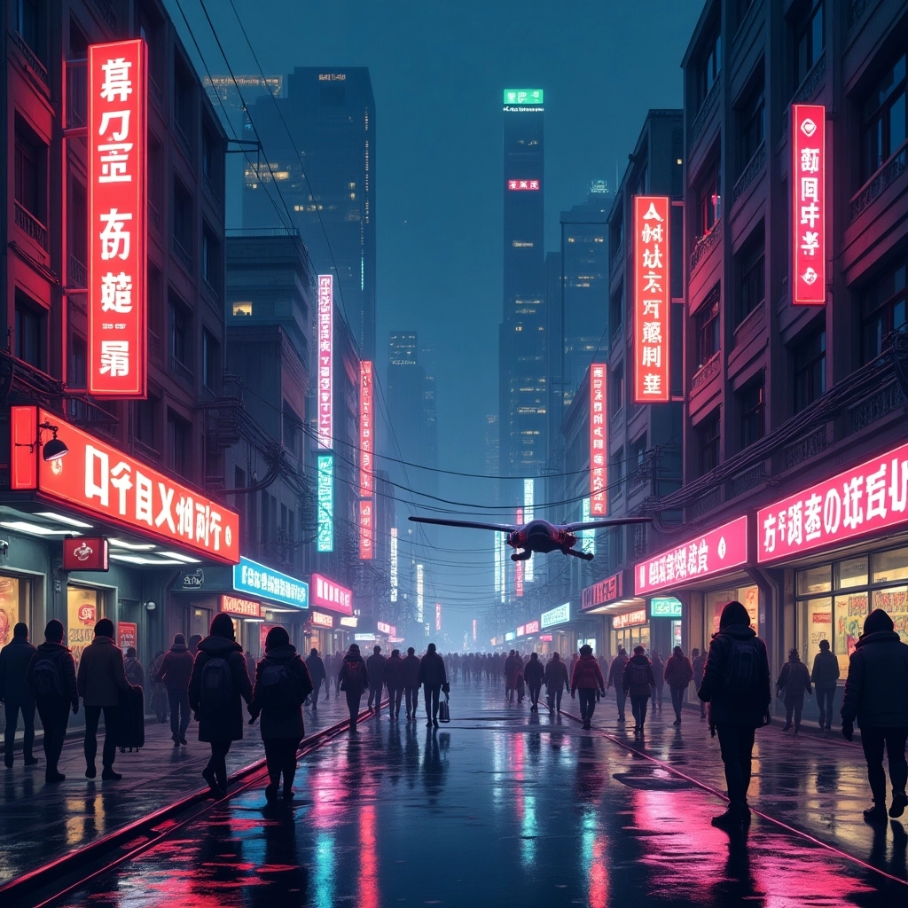 Neon Nights: Cyberpunk Pixel Metropolis