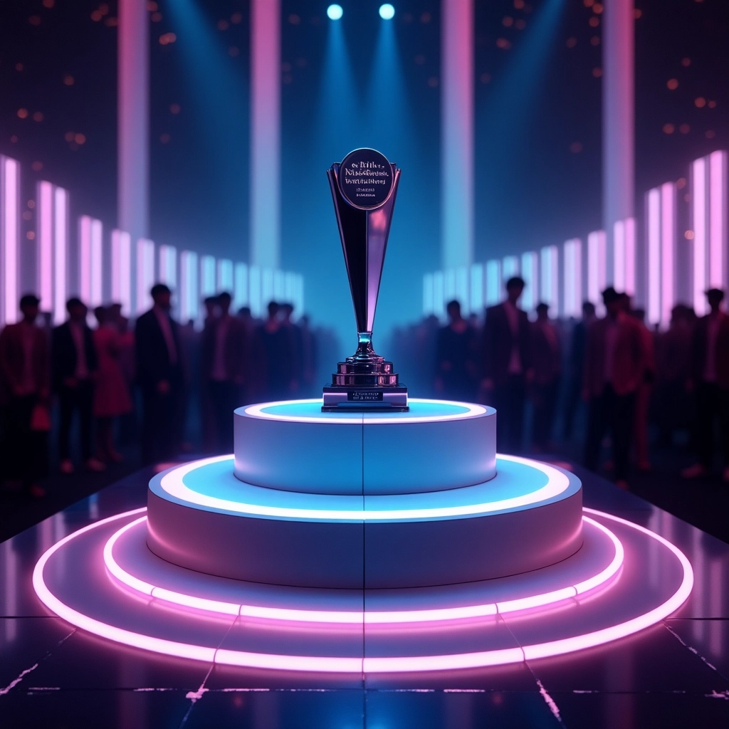 Futuristic Award Ceremony Podium