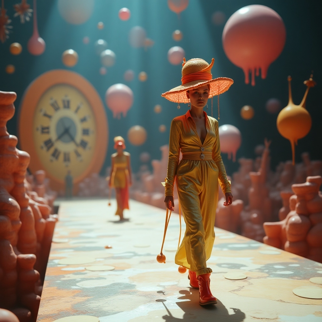 Surreal Runway Dreamscape