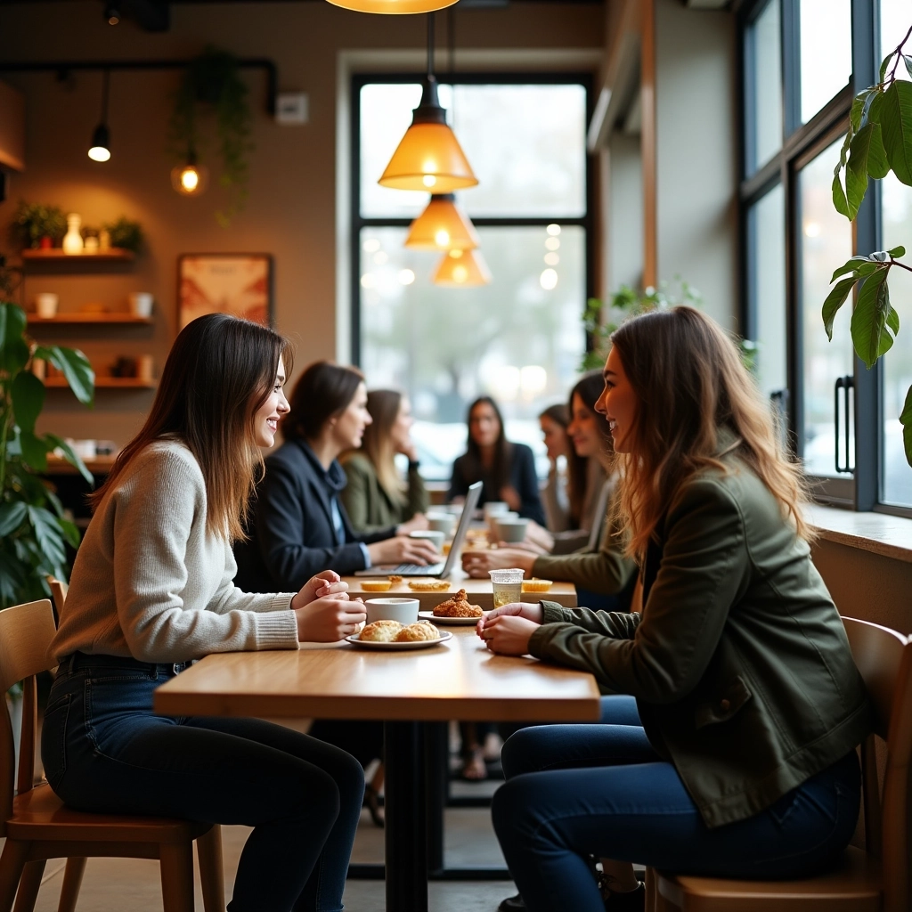 Trendy Mocha Café Vibes