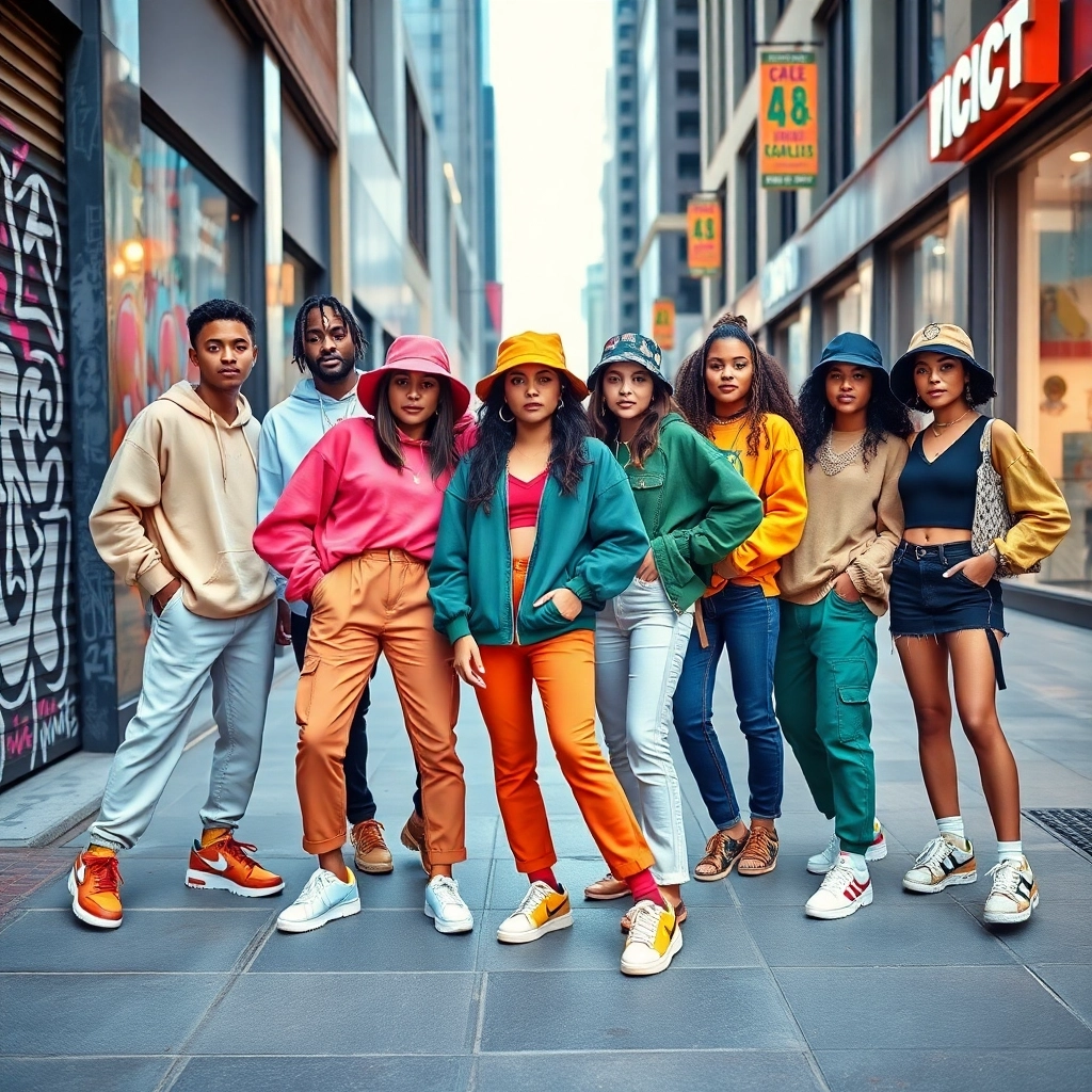 Urban Streetwear Vibes: City Catalog Shoot