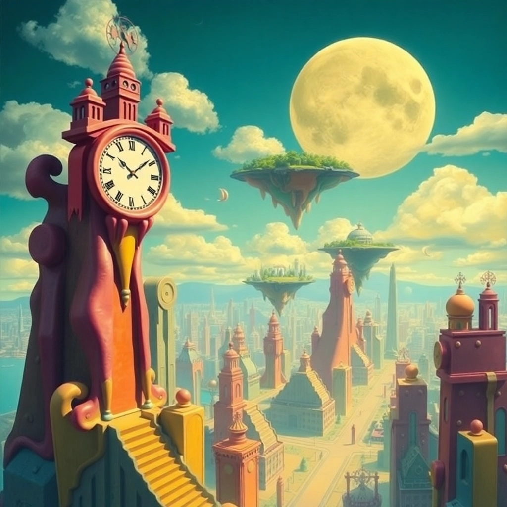 Surreal Dreamscape City