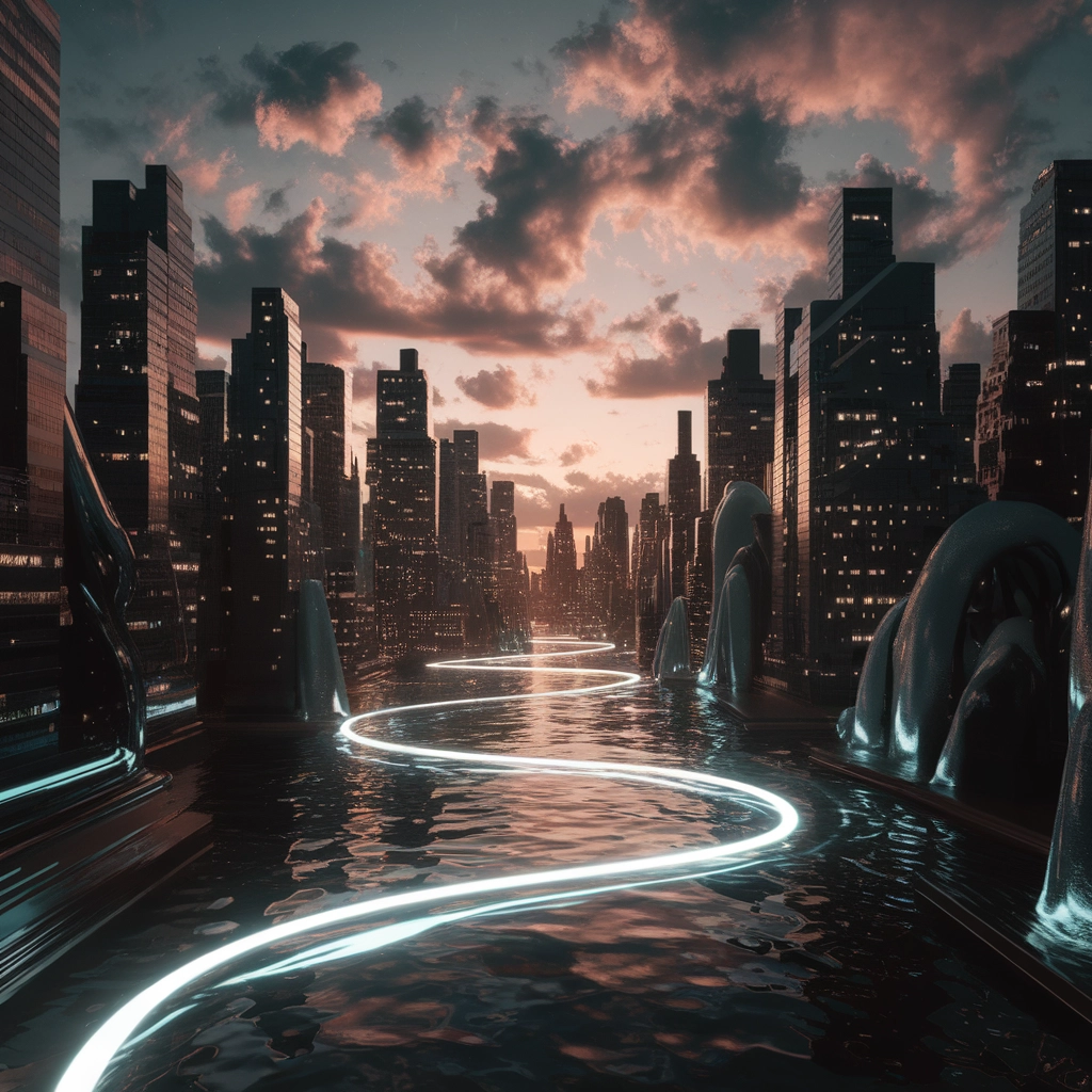Neon Twilight Dreamscape