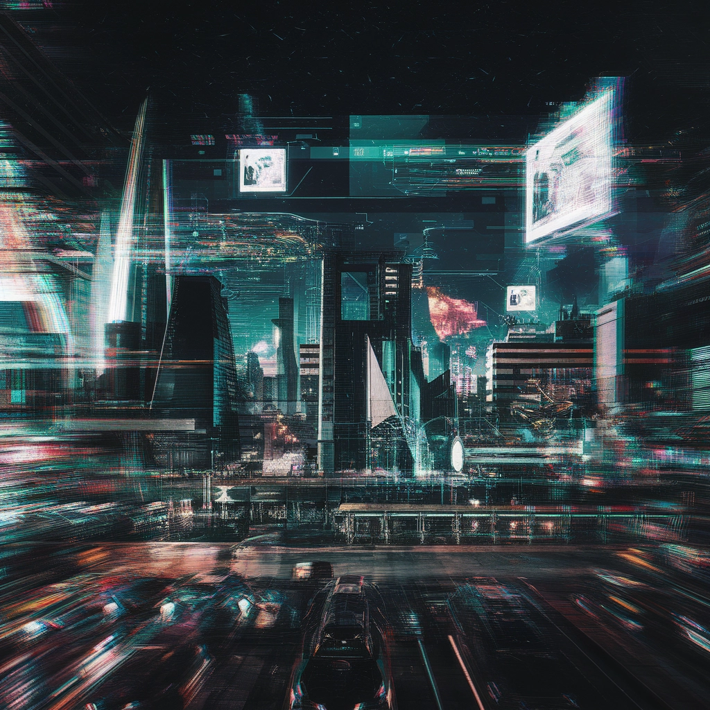 Neon Glitch City