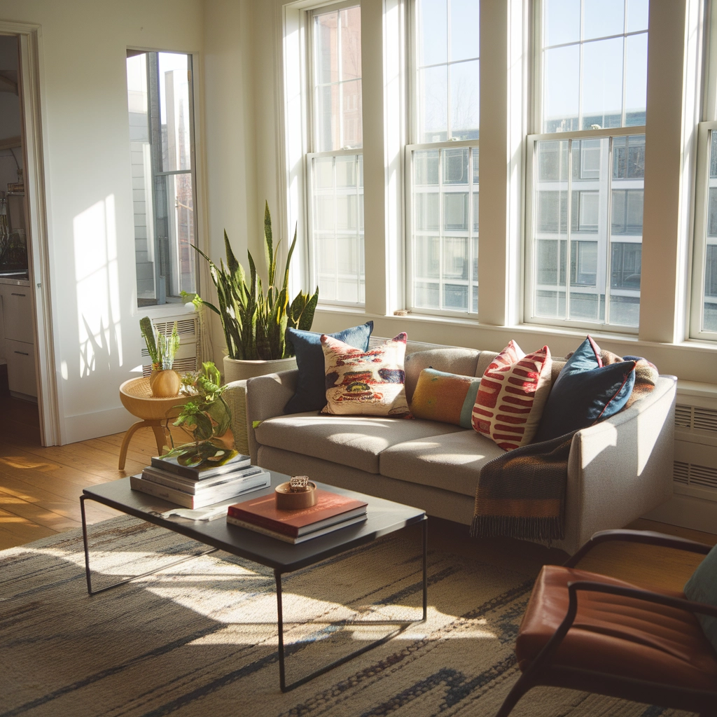 Sunny Modern Lifestyle Living Room