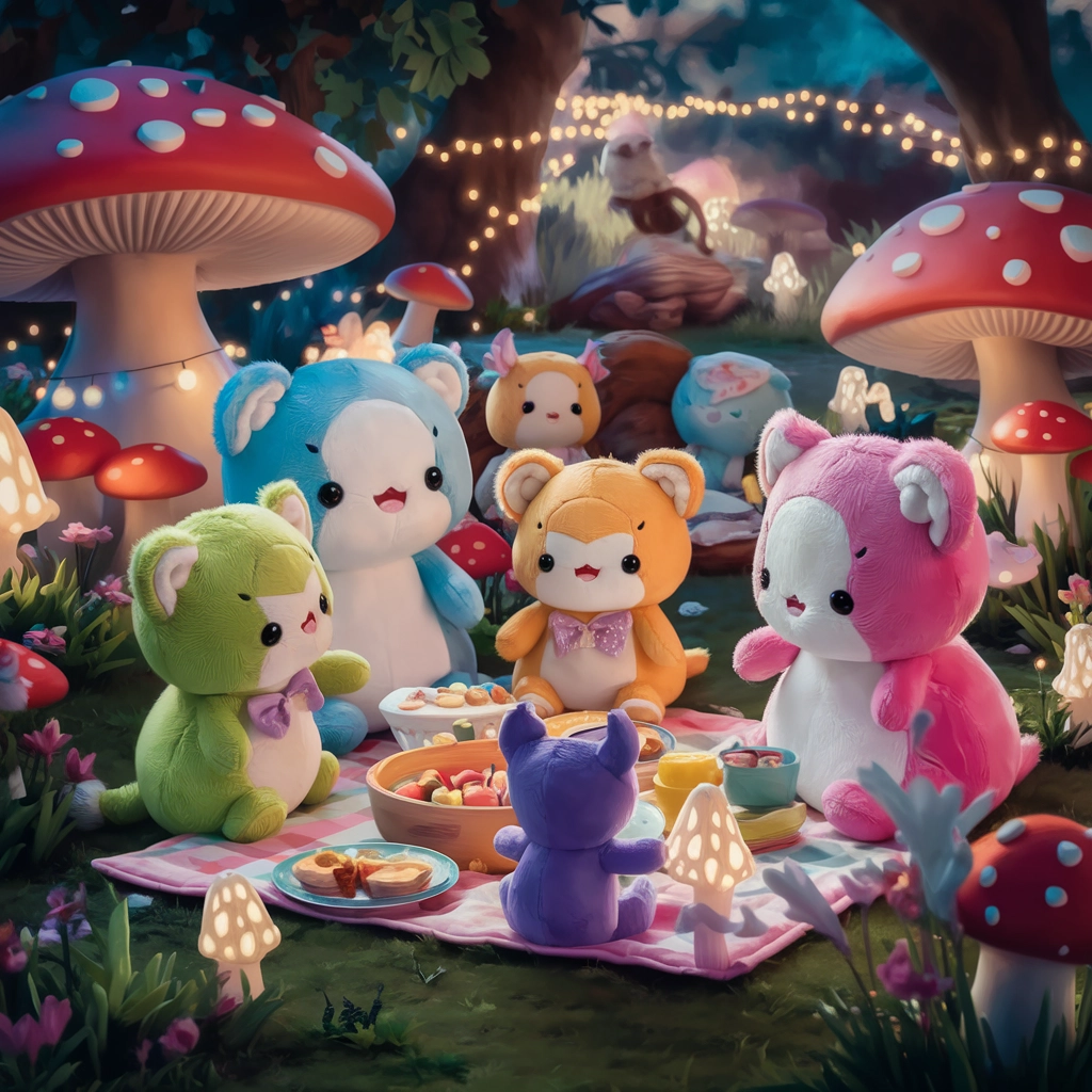 Plushy Picnic in the Magical Forest