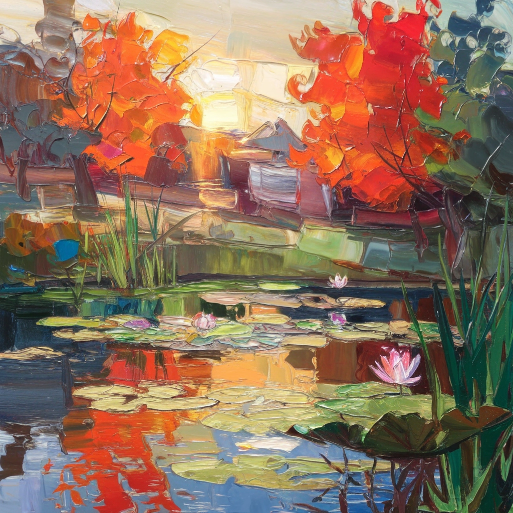 Golden Tranquility: Autumn Fine Art Landscape