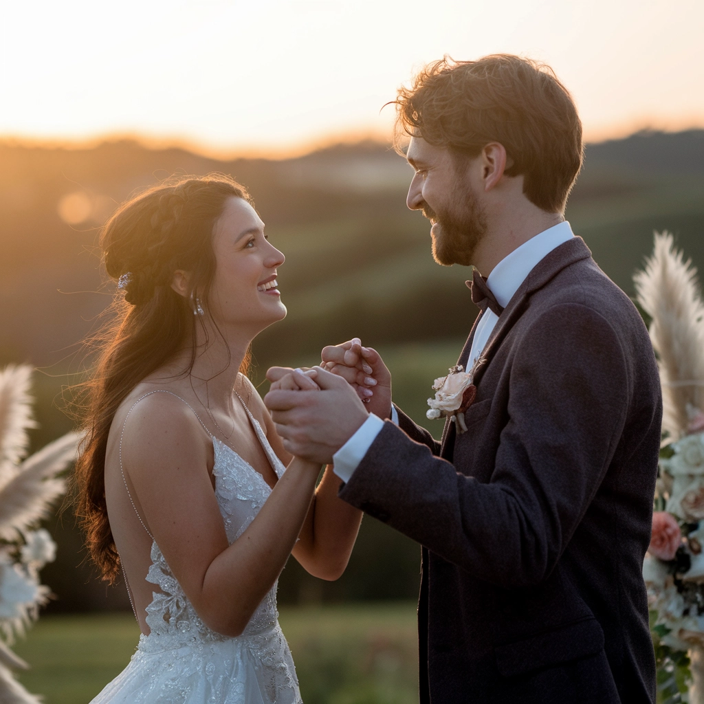 Golden Hour Wedding Bliss