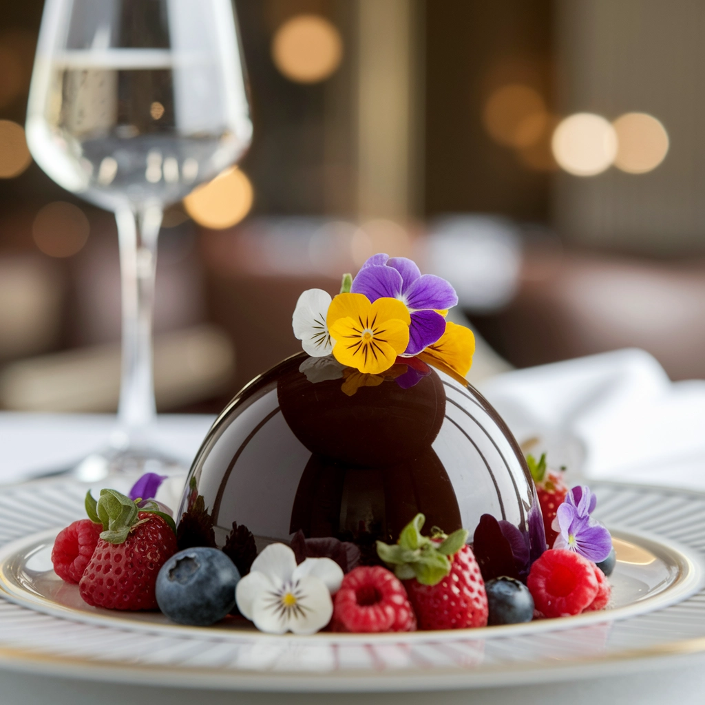 Glossy Dessert Showcase