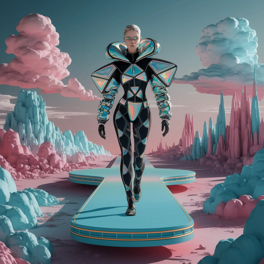 Surreal Futuristic Fashion on a Dreamlike Runway