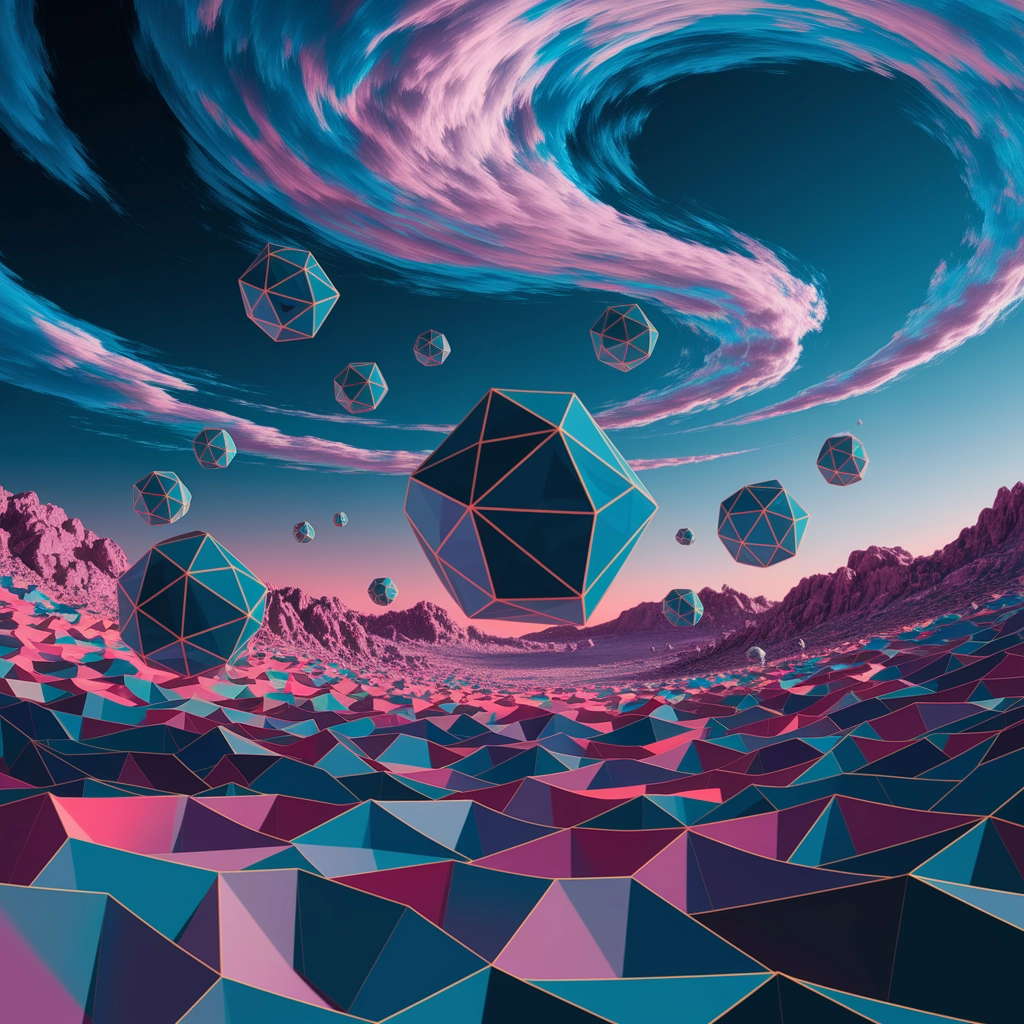 Surreal Neon Dreamscape