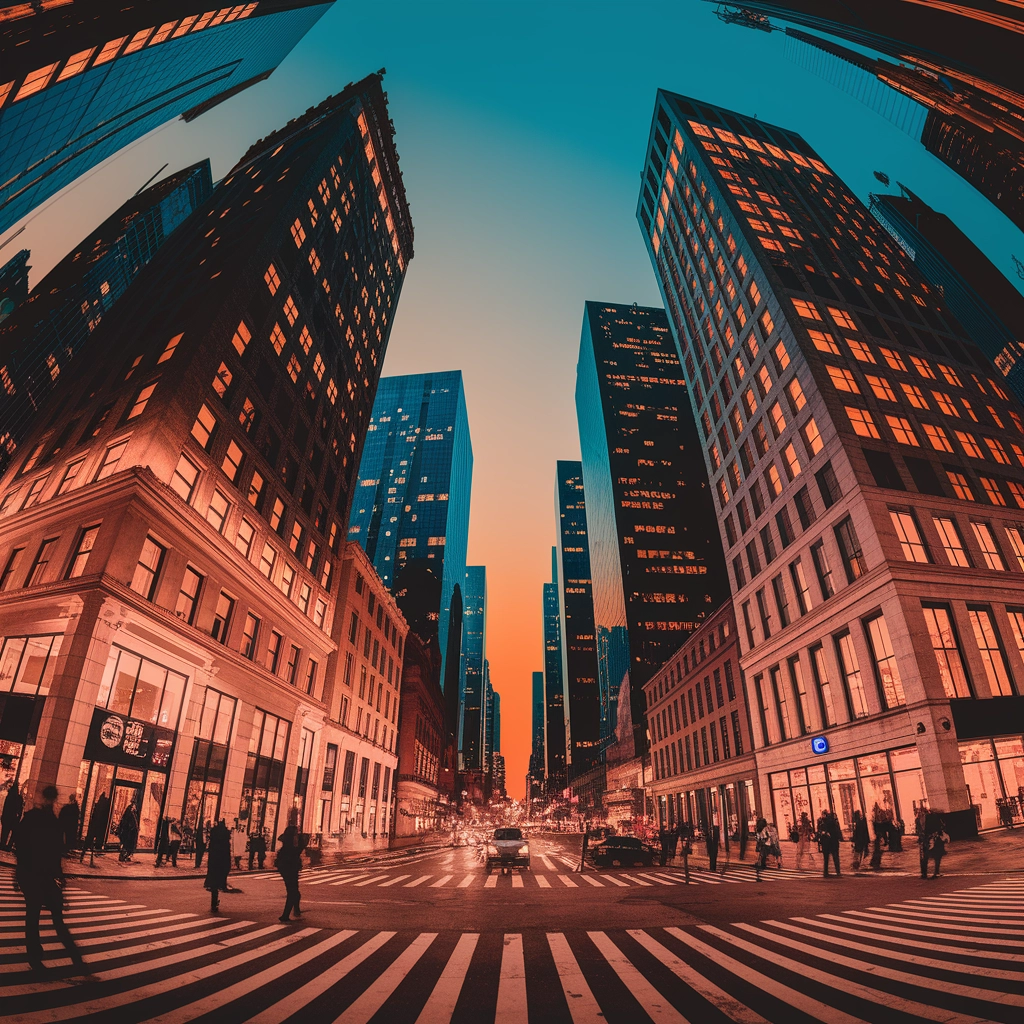 Urban Warmth and Chill: Cityscape in Contrasts