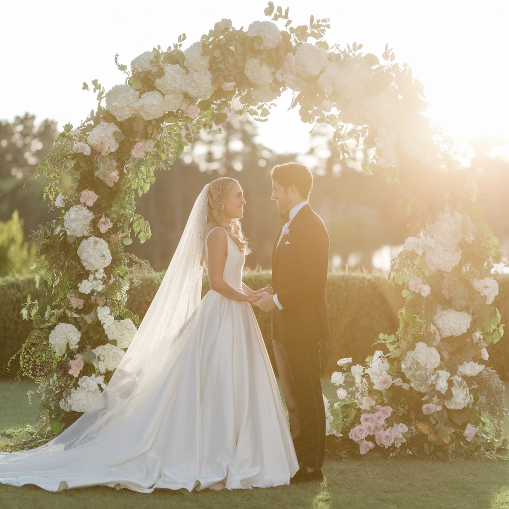 Sunset Wedding Vows