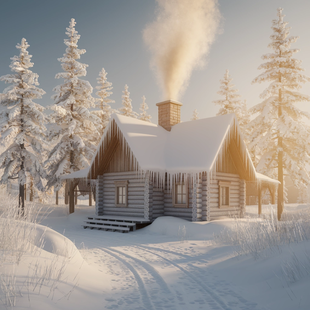 Tranquil Winter Cabin Retreat