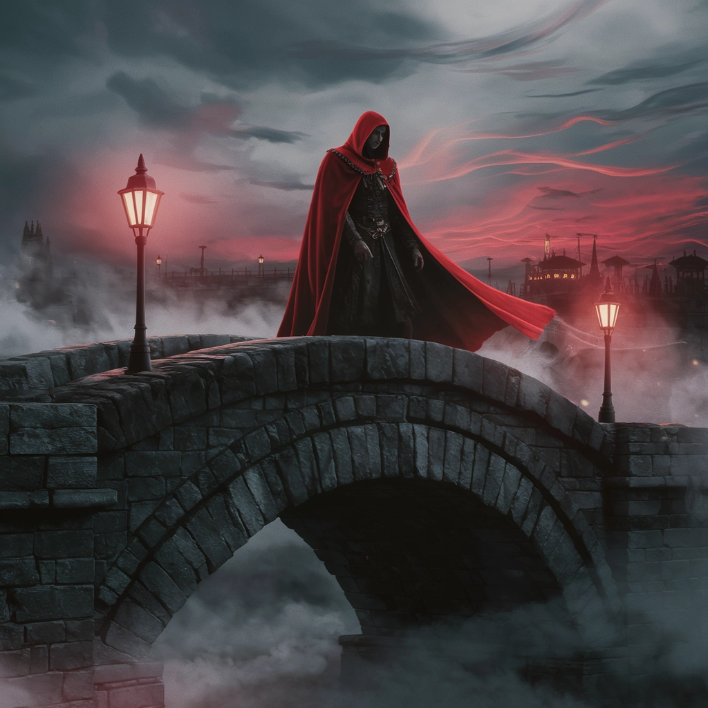 Crimson Veil at Dusk