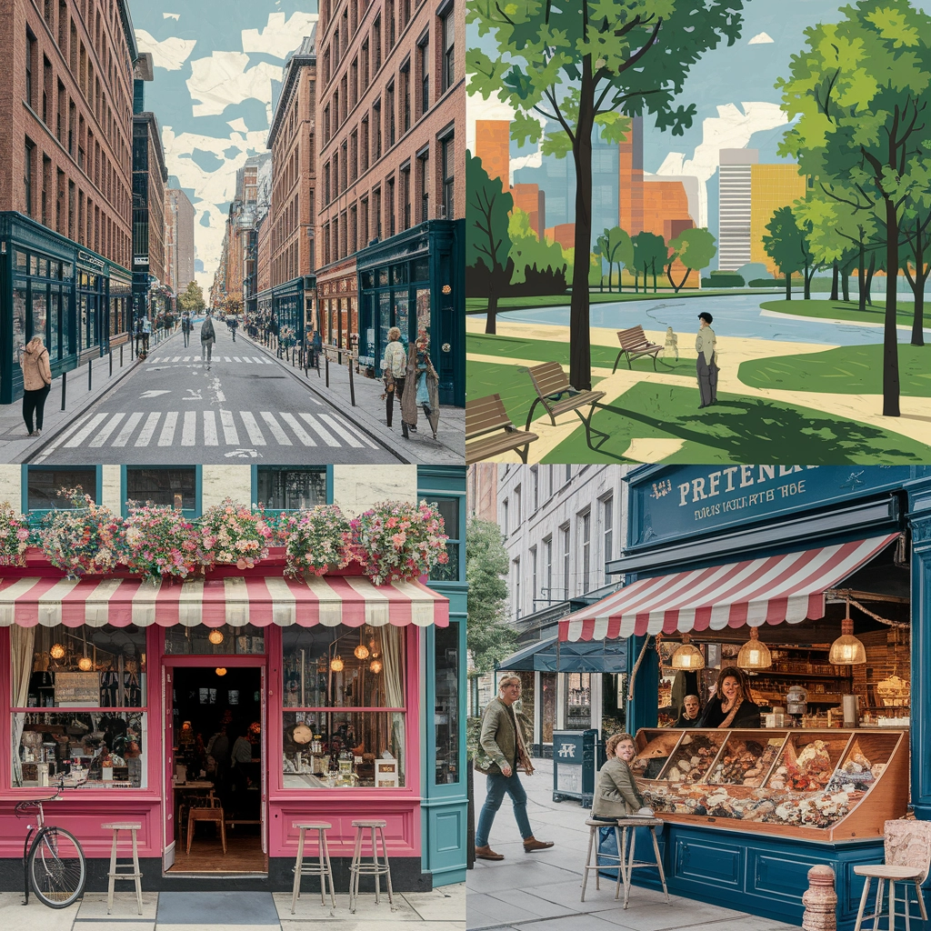Urban Harmony Collage