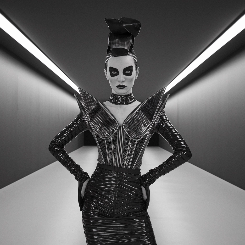 Urednička muza: Futuristički modni portret