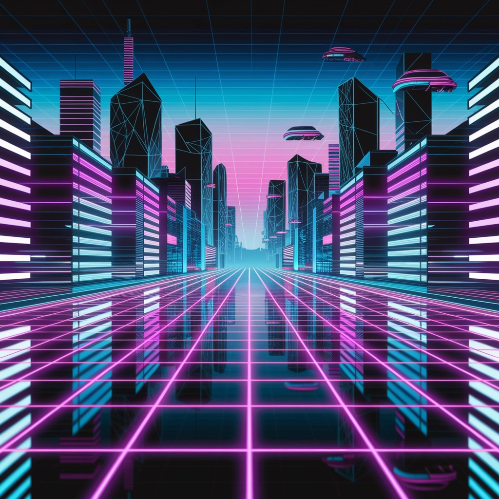 Neon égbolt: Retrowave városi éjszakák