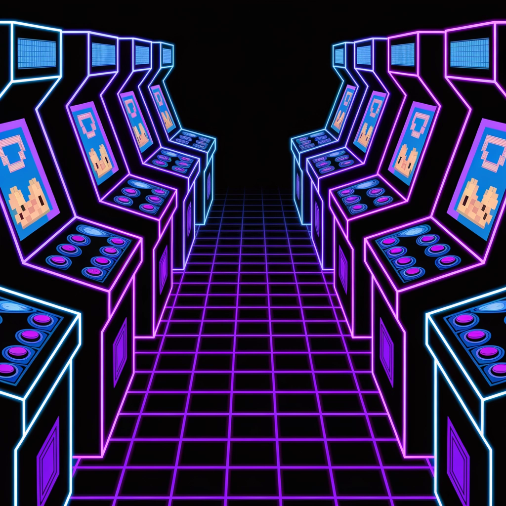 Neon Pixel Arcade Dream