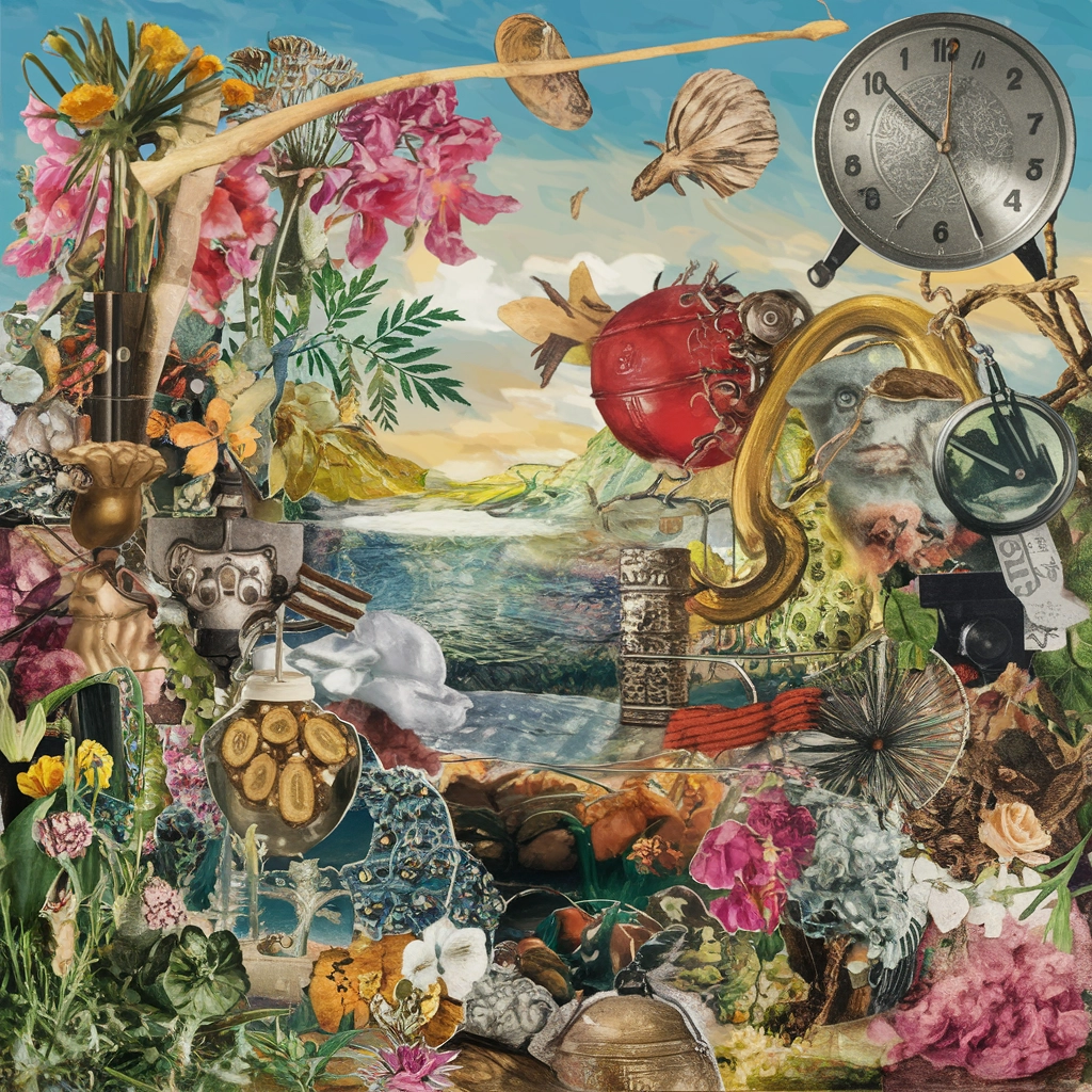 Whimsical Nature Collage