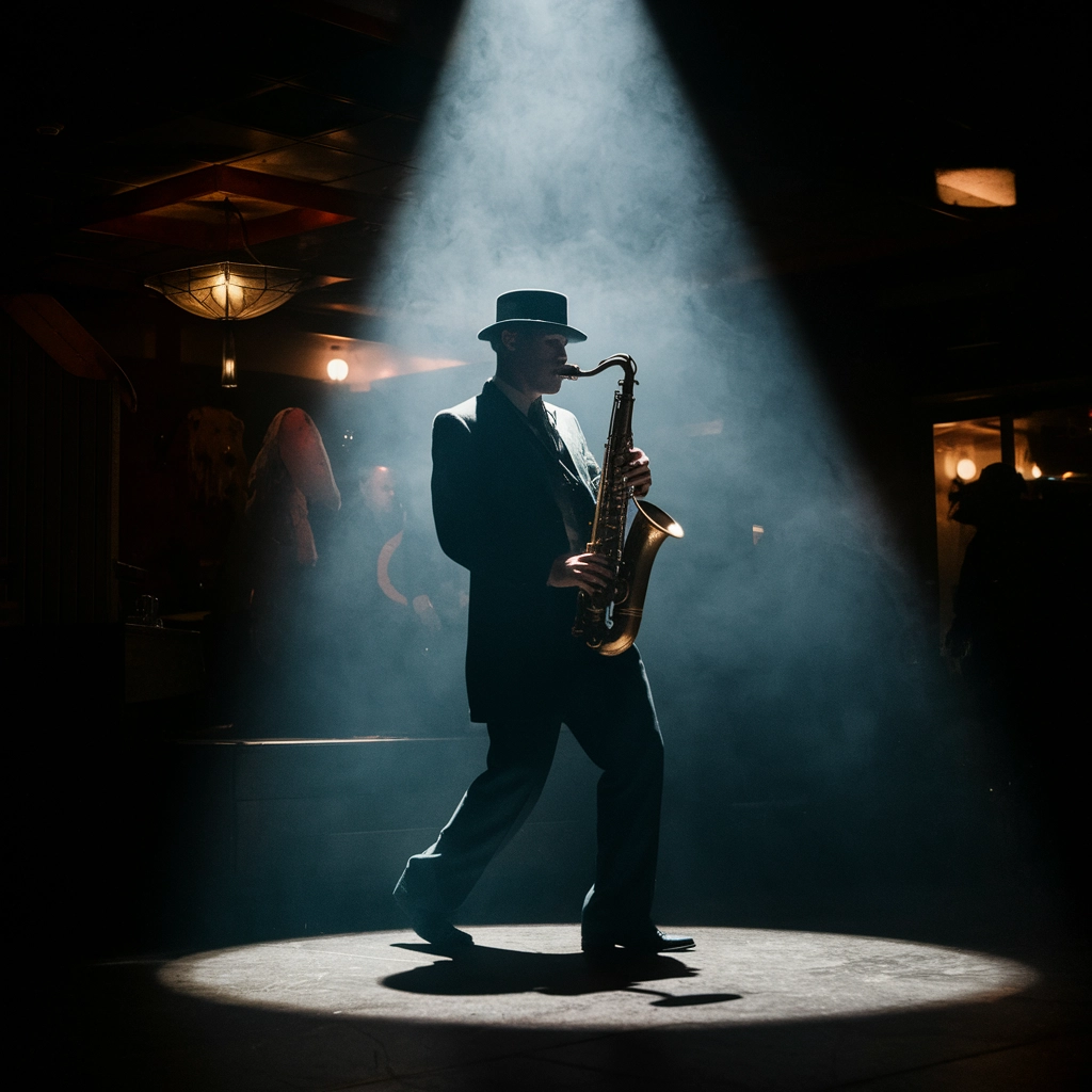 Noir Jazz: Saxophone in the Shadows