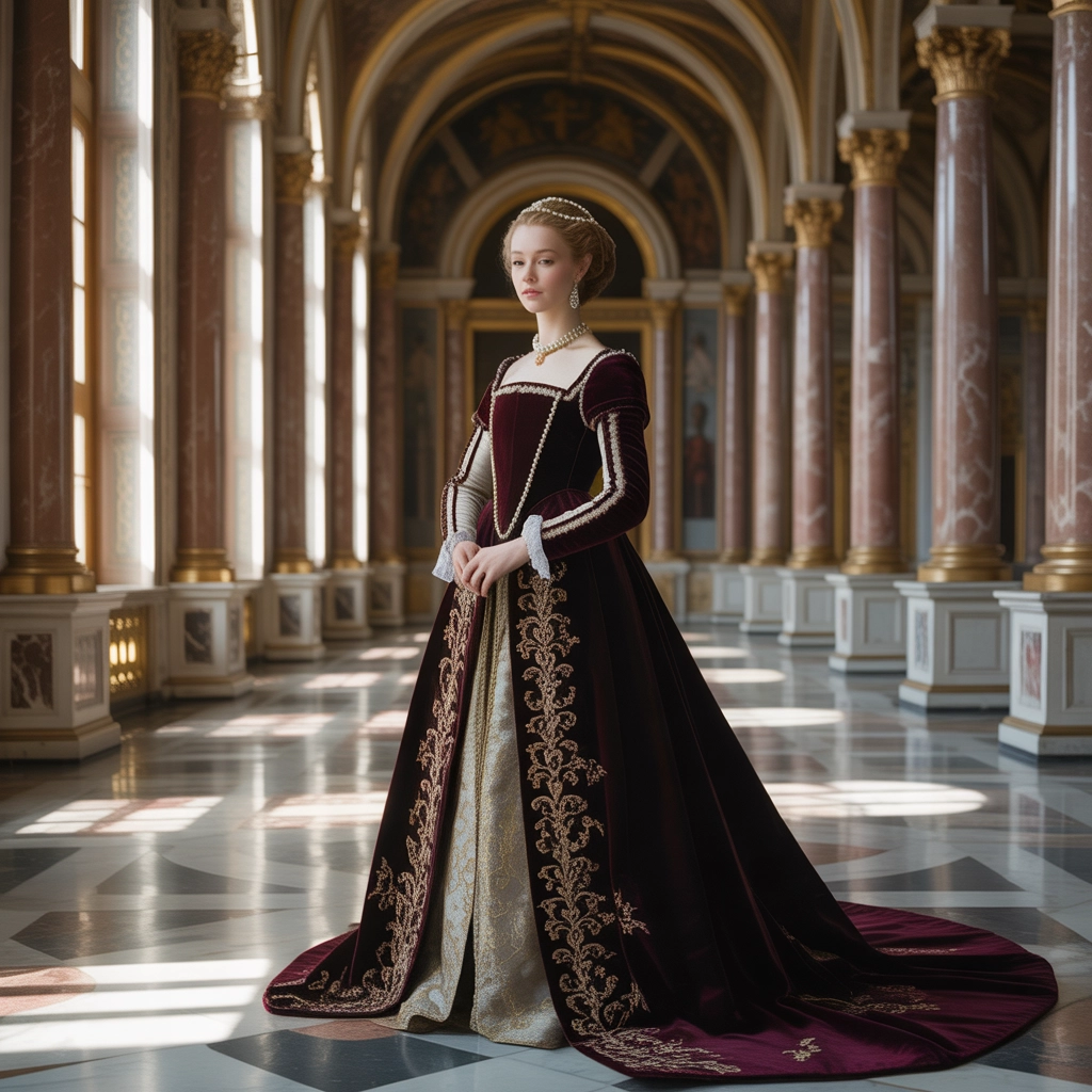 Noblewoman in Renaissance Palace