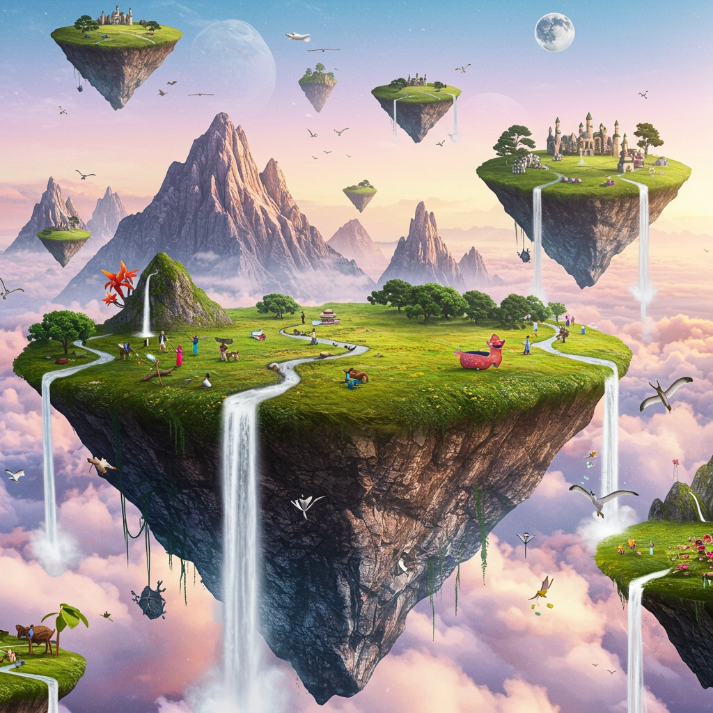Floating Dreamscape Island