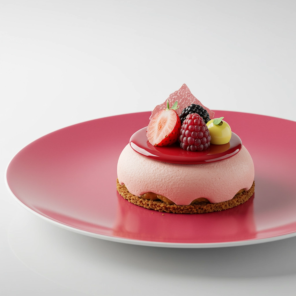 Glossy Gourmet Dessert Showcase