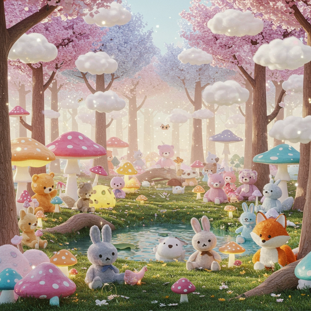 Enchanted Plushy Forest Gathering
