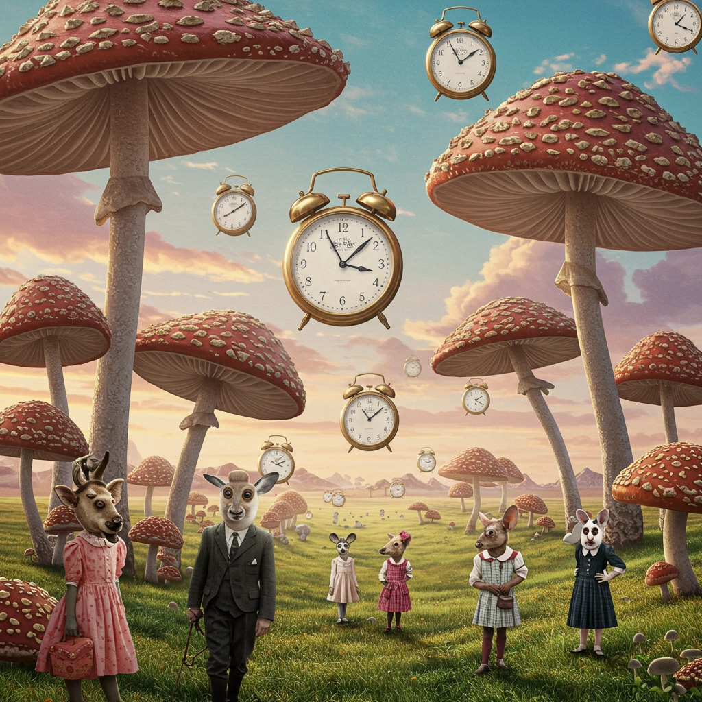 Whimsical Pop Surrealist Wonderland