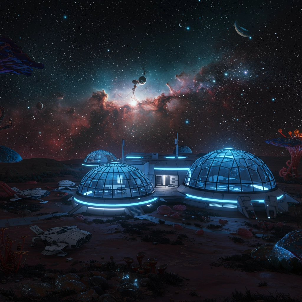 Futuristic Space Home
