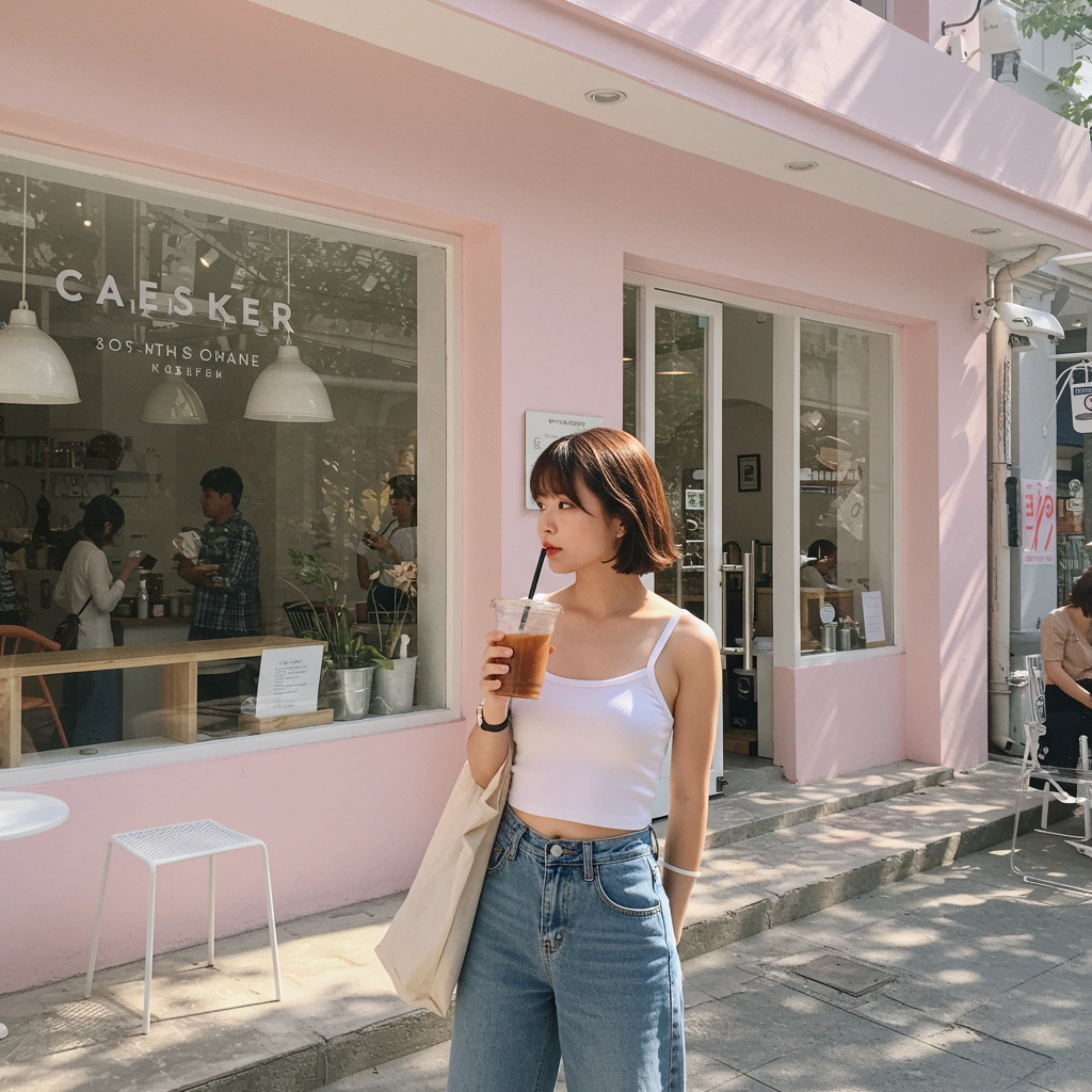 Trendy Mocha Vibes at the Urban Café
