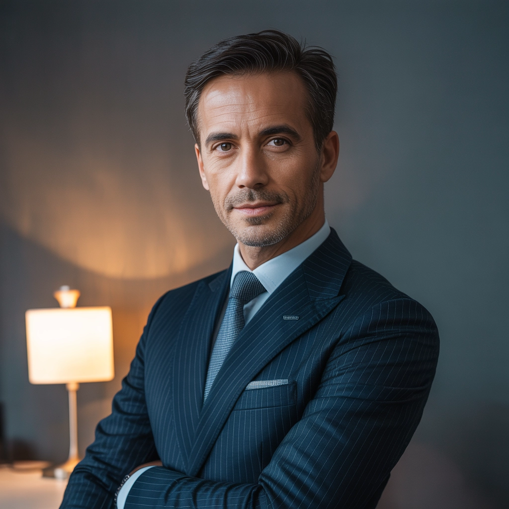 Businesswoman portrait, confident smile, clean white background