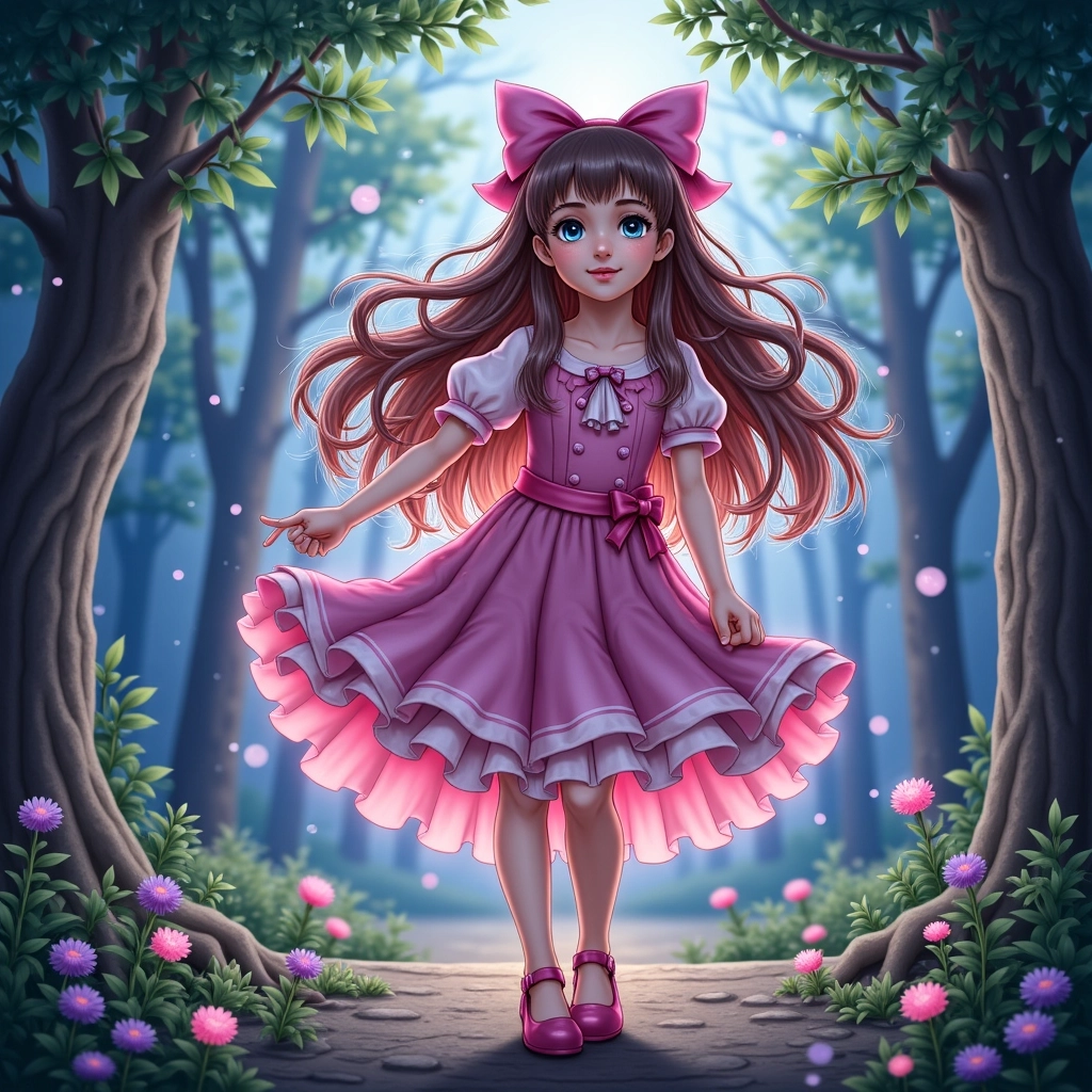 AI-generated slika Generator AI slika u fantasy anime stilu