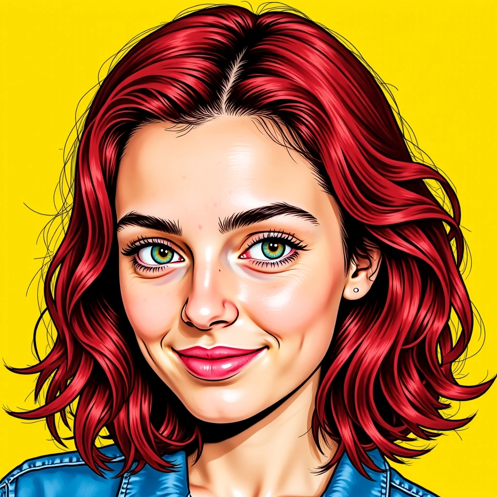 AI-generated billede Illustreret Pop AI-billedgenerator