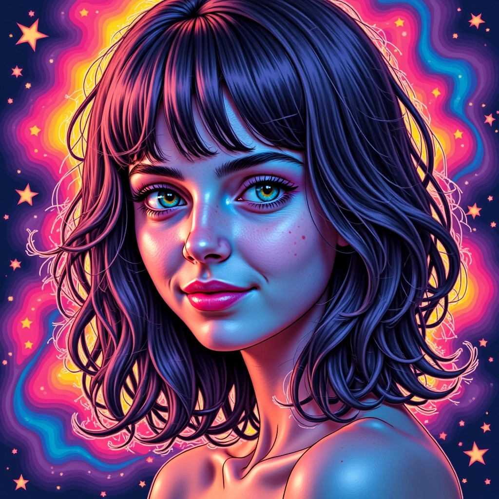 AI-generated görseli Trippy İllüstrasyon AI Görüntü Üretici