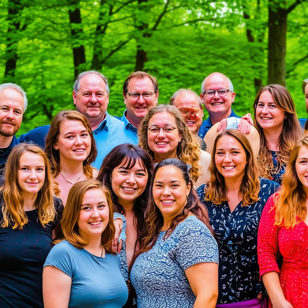 Photographing a Large Group of People