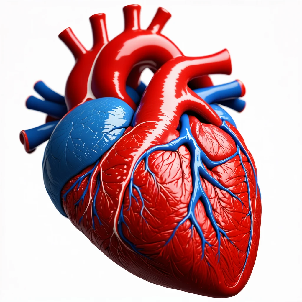 Educational Diagram (Human Heart Model)