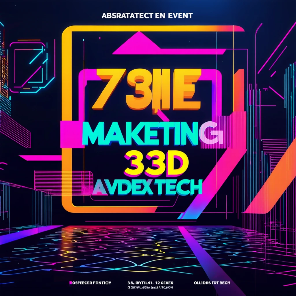 Marketing Poster for a Tech Event