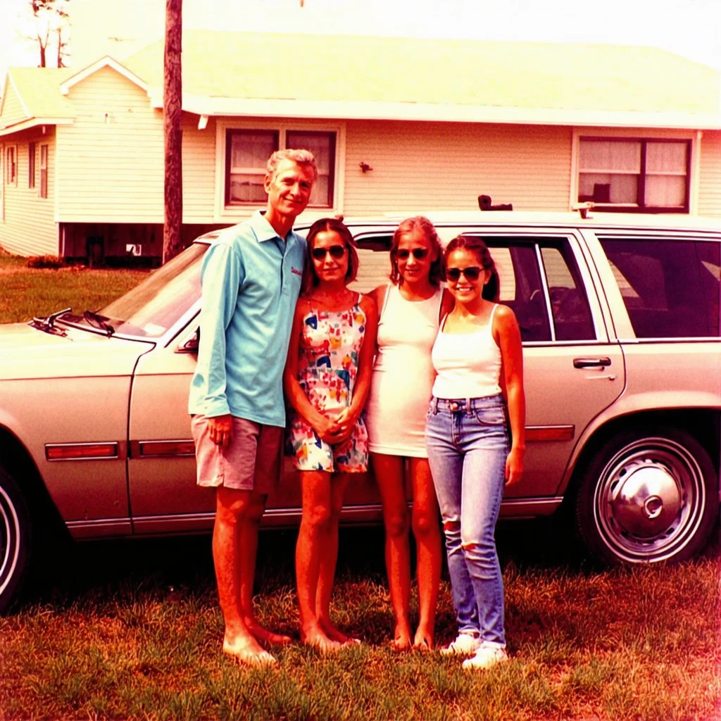 Family Vacation Photo from the 1980s