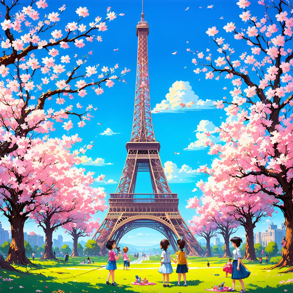 Famous Landmark as Anime Scene