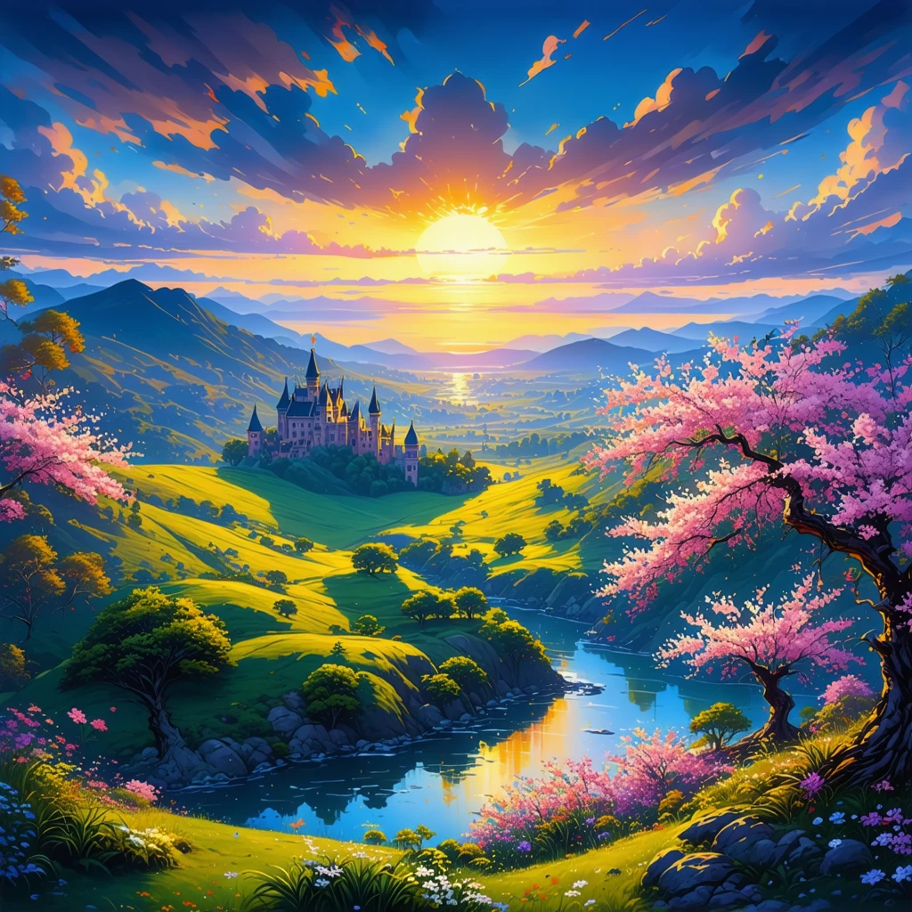 Fantasy Anime Landscape for Storytelling